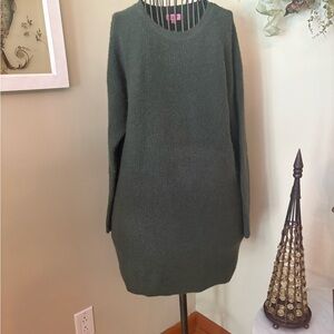 Miami Green Sweater Dress